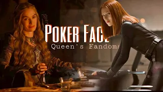 Queen's Fandoms || Multifemale || Poker Face (For @FrancoMSEdits )