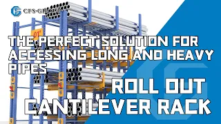 Roll Out Cantilever rack、Crank Out Cantilever Rack