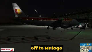 🔴SPAIN | Madrid to Malaga | A320 Real Ops Iberia Old Livery | MSFS