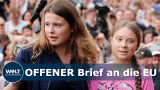 FRIDAYS FOR FUTURE: Greta Thunberg & Luisa Neubauer fordern von der EU klare Klimamaßnahmen