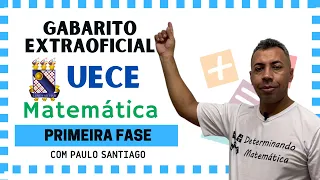 Gabarito Extraoficial - Vestibular UECE 2023.1 - Matemática (1ª Fase)