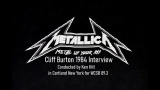 Metallica Cliff Burton 1984 WCSB 89.3 Interview (Re- edit)