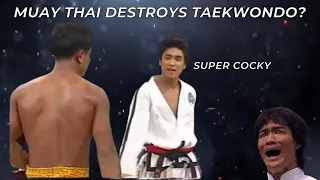 Muay thai Destroys Taekwondo?