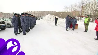 В Новом Уренгое прошла церемония награждения сотрудников Росгвардии. Время Ямала