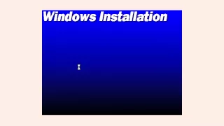 Installation Windows 3 11