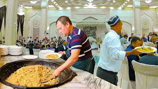 Uzbek National wedding pilaf | Pilaf for 500 people