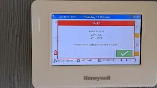 Honeywell Evohome Low Battery warning (example #2) - What to do