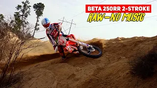 Unleashing the RAW Sound: Custom WP Forks on the Factory BETA 250 RR Race Edition!