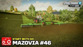 ON A ROLL!! [Mazovia Start With $0] FS22 Timelapse # 46