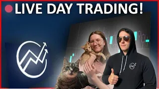 🔴 Stock Market Live Stream! My trading setup! TSLA RIPS! SPY bleeds, SQ leads, AMC reads!