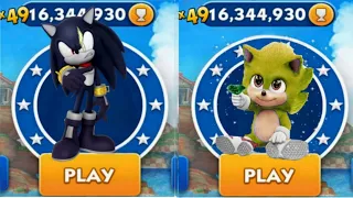 Sonic Dash - Captaine Shadow VS Elf Classic Sonic _ Movie Sonic vs All Bosses Zazz Eggman