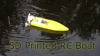 3D Printed RC Boat