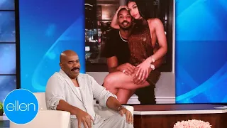 Steve Harvey Gets Uncomfortable Seeing Pic of His Daughter with Michael B. Jordan