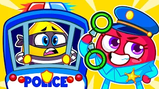 Police Catches Thief 👨‍✈️ Police Song 🚓 || Kids Songs by VocaVoca Bubblegum🥑