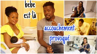 VLOG |  MON ACCOUCHEMENT PROVOQUÉ APRES UNE CESARIENNE .APRES 5 JOURS À LA MATERNITÉ  BEBE #2 est là