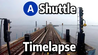 ⁴ᴷ⁶⁰ NYC Subway Timelapse - A Shuttle from Howard Beach to Far Rockaway