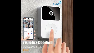 Wireless Video Doorbell With Camera, Wide Angle Intelligent, 2-Way Audio, Motion Detection, HD