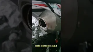 KTM 350 EXC-F exhaust sound               stock vs akrapovic