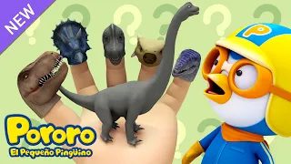 La Familia Dedo con Dinosaurio | ¿Qué tipos de Dinosaurios hay?🦕 | Canciones Infantiles y de Cuna