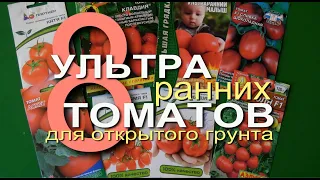 ТОМАТЫ для ОТКРЫТОГО ГРУНТА! НЕВООБРАЗИМО СКОРОСПЕЛЫЕ ВСЕГО 75-95 ДНЕЙ ДО УРОЖАЯ!