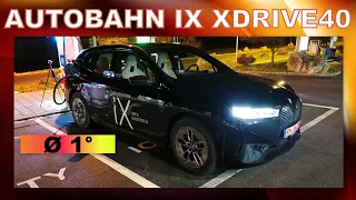 BMW iX xDrive40🚙🔋Autobahnreichweite bei Ø 109km/h, noch gut?