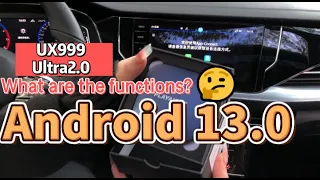 Android 13.0 System CarPlay Ai Box UX999Ultra 2.0 Version