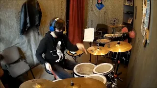 7Б - убегаем догоняют ( Drum cover )