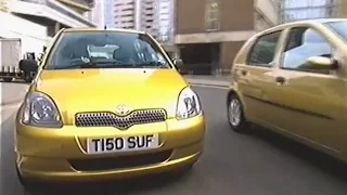 Driven (Channel 4) | Toyota Yaris, Fiat Punto, Ford Fiesta | October 1999