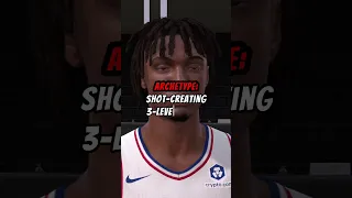 Tyrese Maxey (Shot-Creating 3-Level Threat) build in NBA 2k24! #tyresemaxey #nba2k24 #gaming