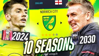 I *TAKEOVER* NORWICH for 10 SEASONS and SAVE them from RELEGATION!!💪 FIFA 22 Career Mode