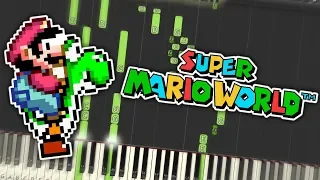 Super Mario World - Title Screen Theme Piano Tutorial Synthesia