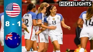 USA vs New Zealand 8 - 1 All Goals & Highlights | Last 2 Games