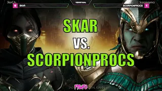 SCORPIONPROCS VS SKAR - Kotal Kahn vs JAde - FTW Fightout $500 Tournament US 【Mortal Kombat 11】