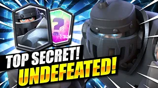 UNDEFEATED!! TOP SECRET MEGA KNIGHT DECK IN CLASH ROYALE!!