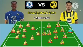 Predictions Line Up Chelsea vs Dortmund Friendly Match 2023