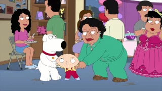 Family Guy - Stewie shoots Consuela