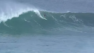 Surfing Big Waves At Uluwatu