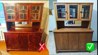Реставрация старой мебели / Буфет