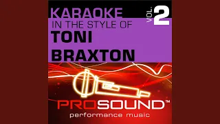 Spanish Guitar (Karaoke Instrumental Track) (In the style of Toni Braxton)