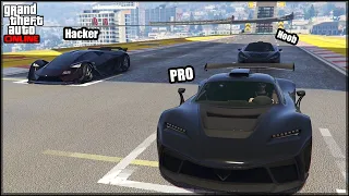 Pro Vs Hacker Vs Noob In GTA 5 Online