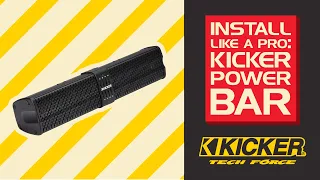 Power Bar Installation - KICKER Tech Force