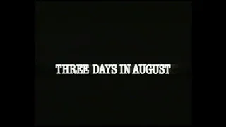 Przewrót w Moskwie (1992) Three Days in August  (zwiastun VHS)