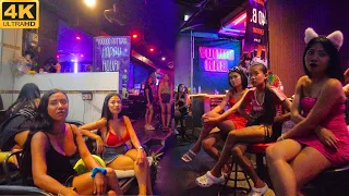 [4K] Pattaya Soi Buakhao, Honey, Myth Night, Tree Town,Made in Thailand April 2024