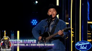 Triston Harper Wrapped Up In Jesus Full Performance | American Idol 2024 Hollywood Day 1 Solo's S22