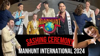 Manhunt International 2024 เผยโฉมหนุ่มๆ Sashing Ceremony