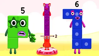 Numberblocks Learning Adventures #25 - Meet the Numberblocks 5 2 6 - Kids Learning Numberblocks