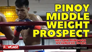 New Pinoy Middleweight Prospect! Weljon Mindoro vs Junjesie Ibgos Boxing Full Fight | VSP Promotions