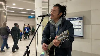 Karma Police by Radiohead (Daniel Lew Cover) - busking in vancouver