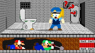 What if Prisoner Mario Escaped from Peach Prison | Game Animation