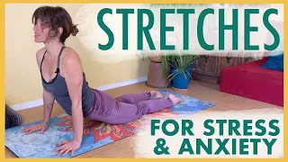 20 minute Full Body STRETCH with Jen Hilman | YOGA for STRESS & ANXIETY Relief